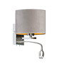 kinkiety 2-punktowy kinkiet z panelem LED SENEGAL VELUR 4