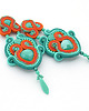 kolczyki soutache Słoneczne boho kolczyki 3 4