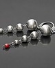 kolczyki srebrne Silver ball vol. 8/koral/ kolczyki 1