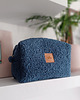 kosmetyczki Kosmetyczka midi Baranek Granatowa 1
