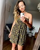 sukienki midi damskie Lizzy Black & Yellow 1