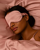 opaski na oczy LE SILQUE Opaska na oczy z jedwabiu - SUGAR PINK 3