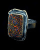 pierścionki srebrne Pierścionek kosmos- Matrix opal 1