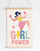plakaty Girl Power - plakat - wersja różowa 1
