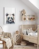 obrazy i plakaty do pokoju dziecięcego Plakat Panda w okularach P335 1