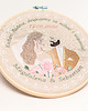 Ślub - inne Haft ślubny w tamborku 20 cm,pamiątka ślubna, podziękowania ślubne 5