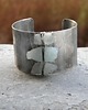 bransoletki wire wrapping (zamówienie) Surowe akwamaryny    - BRANSOLETA MANKIET - CUFF 1