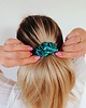 gumki do włosów Gumka jedwabna, scrunchie, frotka morska bryza MIDI 2