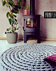 dywany Okrągły pleciony dywan do tipi 100% wełna 4