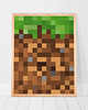 grafiki i ilustracje Obrazek Minecraft na ścianę - Dla gracza 1