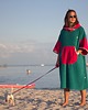stroje kąpielowe i kostiumy kąpielowe damskie Szlafrok dla morsa - Surf Poncho - Green Energy 1