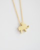 złote naszyjniki 16k Gold Plated Elephant Necklace 2