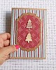 kartki scrapbooking Kartki świąteczne 4szt - ręcznie robione, oryginalne kartki 4