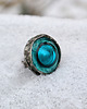 pierścionki srebrne Pierścionek Turkusowy II 2