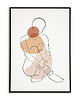 plakaty Plakat KOBIETA kontur abstrakcja linie 0487 3