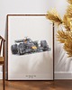 plakaty Plakat Tory wyścigowe - Max Verstappen RB21 1