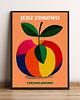 plakaty Plakat vegan zdrowie kuchnia jabłko 30x40 1
