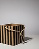 skrzynki, kufry i pudła Bag Box Torba tekturowa 22x22x22 cm pasy czarne 3