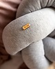 poduszki supły Fat Star Pillow jasny szary melanż 1