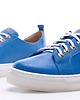 sneakersy damskie Sneakersyi skórzane  niebieskie (6641) 2