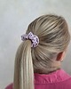gumki do włosów Gumka jedwabna, scrunchie, wild lavender check MINI 1