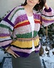 kardigany damskie Kardigan Colorfull Stripes 5