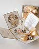 kartki scrapbooking Pamiątka ślubu, exploding box, kartka 3d na wesele 2