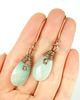 kolczyki wire wrapping Kolczyki z amazonitem 7