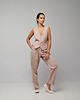 kamizelki damskie Wełniana elegancka kamizelka różowa w tenisowy prążek, ROSE DAWN 6