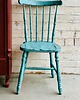 krzesła Krzesło turkusowe shabby chic, patyczak  1