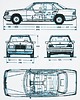 t-shirty męskie Koszulka MERCEDES W124 E KLASA tshirt 1