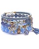 bransoletki z kamieni naturalnych Ice blue vol. 15 /12.04.2022/ set 2