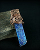 wisiory Jaspis lazurowe wybrzeże wisiorek wire wrapping 8