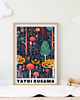 plakaty PLAKAT dekoracyjny , las Yayoi Kusama, wystawowy, kwiaty 3