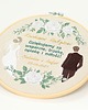 Ślub - inne Podziękowania ślubne, haft w tamborku 23 cm 5