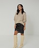 swetry damskie Sweter Cashmere Hug Piaskowy 3