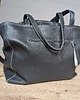 torby na ramię Duża szara skórzana torba z dużymi kieszeniami 8