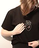 t-shirt damskie Koszulka z haftowanym sercem 1