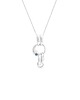 wisiory SMOOTH GEMstone long / silver necklace 1