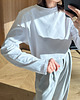 t-shirt damskie Longsleeve Mood short white 5