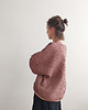 bluza bez kaptura damska Bluza Wafel "W_05" nutella 3