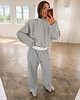 bluza bez kaptura damska Bluza Wow zipper grey 3