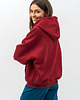 bluza z kapturem damska Bluza z kapturem ciepła ,,DUYGU" bordo 3