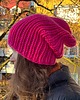czapki damskie Zimowa czapka z wełny peruwiańskiej Lumi intensywny różowy 2