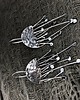 kolczyki wire wrapping MARE - srebrne kolczyki 5