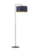 lampy podłogowe Lampa podłogowa do salonu w stylu urban jungle BOLIVIA GOLD 7