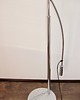 lampy podłogowe Lampa podłogowa vintage lata 90 chrom marmur regulowane ramię klosz 30 cm 3