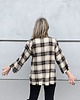 marynarki damskie Kimono w kratę, żakiet jedwab, wełna. 5