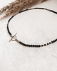 chokery Choker Moon z czarnego turmalinu 1