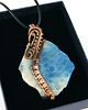 wisiory Koral fossil wisiorek wire wrapping 2
